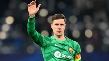 تير شتيجن يغيب مستمرًا عن برشلونة بسبب إصابة الظهر ويكشف عن موعد عودته المحتمل 1